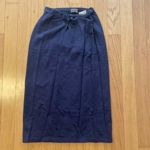 Villager Sport Navy Blue Maxi Skirt Vintage